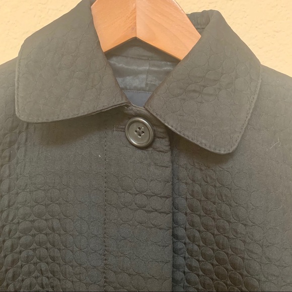 Banana Republic Black Circle Coat Extra Small - Picture 4 of 14